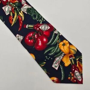 VTG Tabasco Peppers Men's Silk Tie 4x58